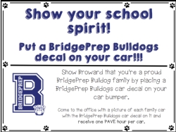 Show Your School Spirit and earn PAVE hours today!